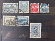 timbres Tchécoslovaquie :  lot de 1920 à 1929