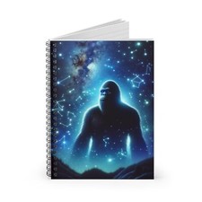 Cosmic Sasquatch Spiral Notebook - Ruled Line