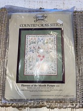 Flowers of the Month Picture Counted Cross Stitch Kit 50190 / Something Special