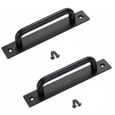 2x Barn Door Sliding Handle Pull for Closet Cupboard Cabinet Wardrobe Drawer C78