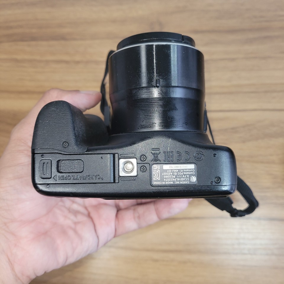 Canon PowerShot SX540HS DSLR Camera W2 Battery, Charger, Neck Strap