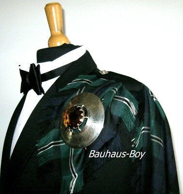FLY PLAID TARTAN MELVILLE MODERNER SCHOTTISCHER KAMMGARN WOLLKILT HERGESTELLT IN SCHOTTLAND NEU