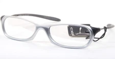 CEBE 0859 0543 SILVER /BLACK EYEGLASSES GLASSES FRAME 52.5-16-135mm