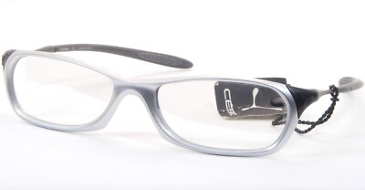 CEBE 0859 0543 SILBER/ SCHWARZ BRILLE FASSUNG 52,5-16-135mm