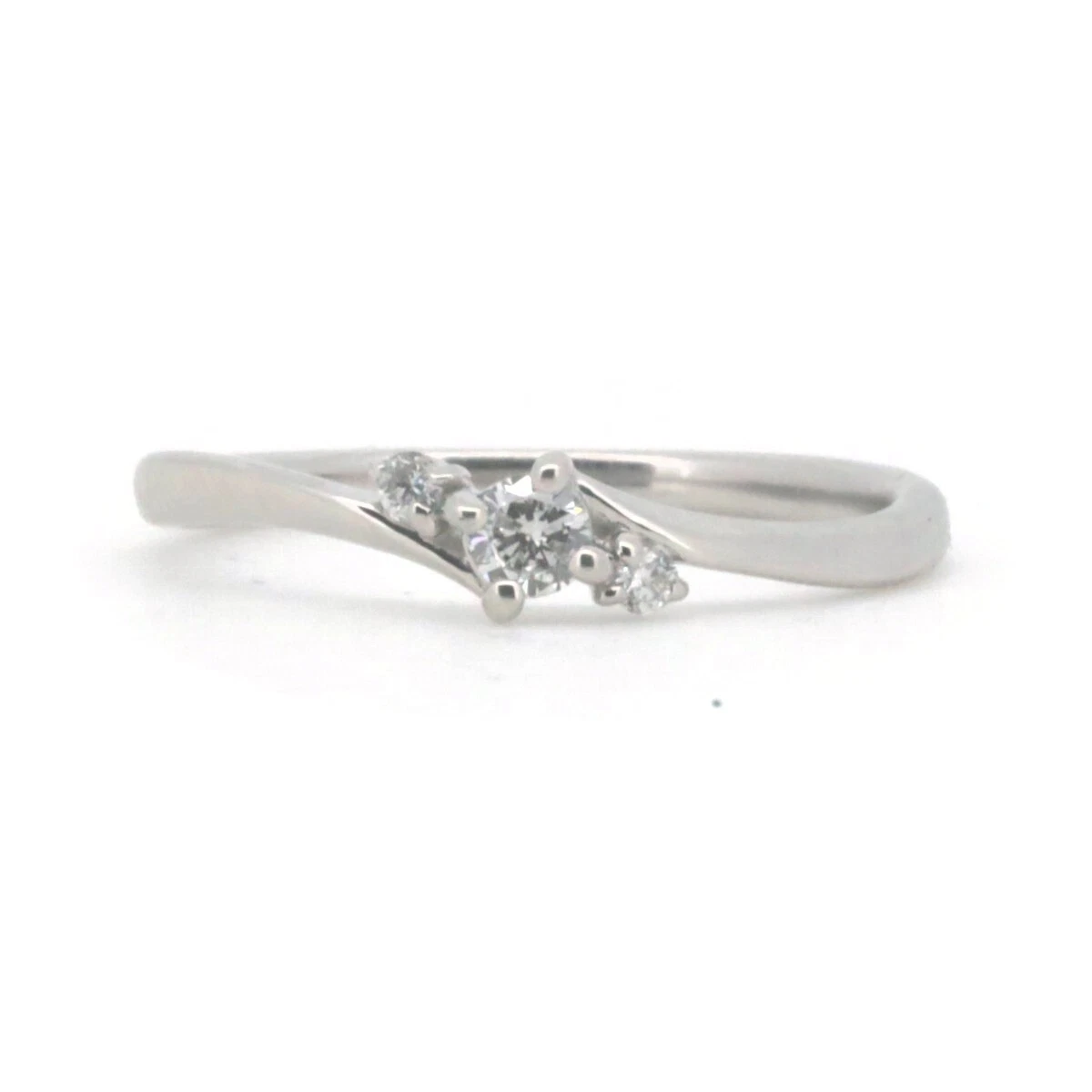 FDC Natural Diamond Ring 4 US Size PT900 (Platinum) | eBay