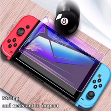For Nintendo Switch Screen Protector Tempered Glass Skin Anti-Scratch Dustproof  