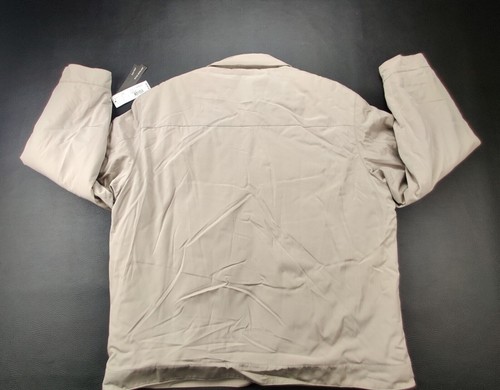 Claiborne Poly Tech Men's XL Limestone Full Zip Long Sleeve Soft Lined Jacket - Picture 5 of 8