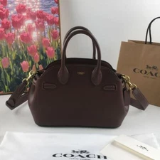 COACH Empire Carryall Bag 26 CU066 Dark Stone Maple New Outlet Shoulder Japan