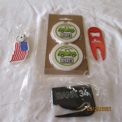Mixed Lot Of 5 Unique Items Automotive Cup Holders Bottle Letter Opener KEYCHAIN
