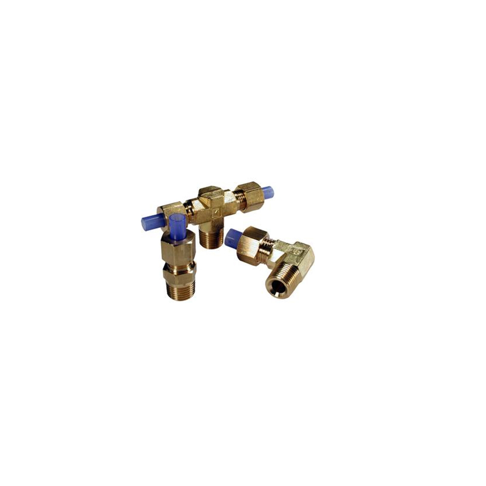 15 pcs SMC KFL08U-01 Brass Insert Tube Fitting Connector Male Elbow ✦KD