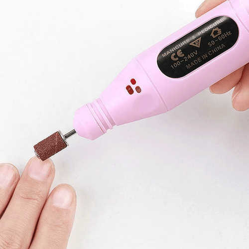 Electric DRILL NAIL File Acrylic Art Bits Manicure Pedicure Portable Machine Kit - Picture 9 of 12