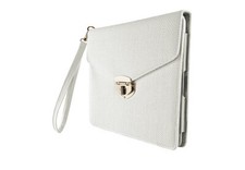 Trust 18971 Tablet Sleeve - with Autowake For (Folio, White, Apple, Ipa