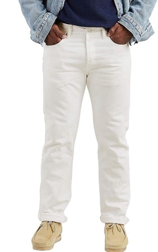 LEVIS 501 White Oak Cone DENIM Jeans Size W34 L34 Shrink to Fit