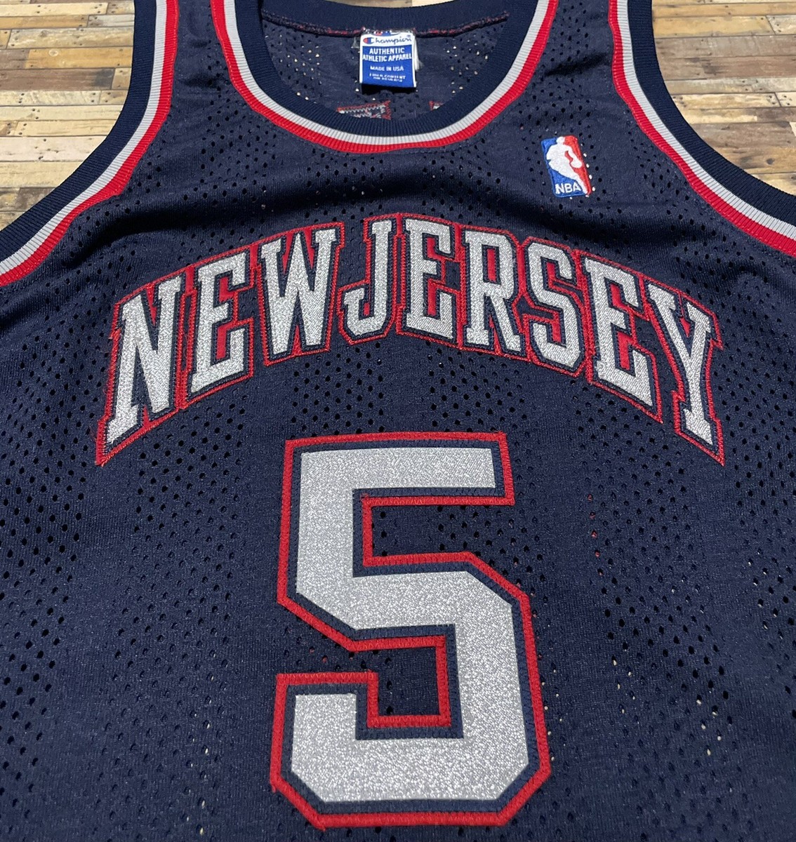 激レア‼️ 刺繍‼️ NBAユニフォーム NewJersey Nets Kidd 刺繍❗️ NBAユニフォーム New Jersey Nets Jason Kidd