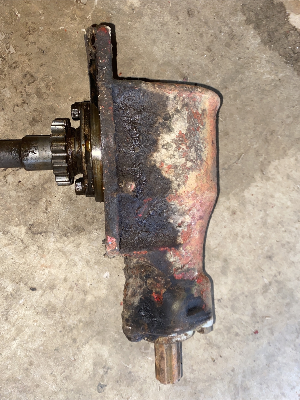 1939 or 1940 Farmall B tractor IH PTO Power Take Off drive shaft belt p