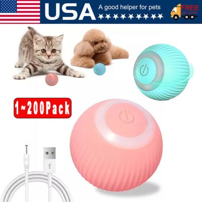 Electric Dog Ball Toys Auto Rolling Smart Dog Toys for Dogs Training Self-Moving
