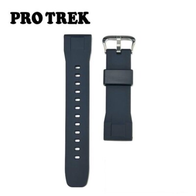 CASIO PRO TREK Genuine Navy Urethane Watch strap Band 10644111 for PRW-6600Y-2JF