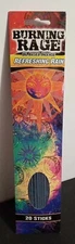 INCENSE by BURNING RAGE Refreshing Rain scent 20 sticks, oil based #2