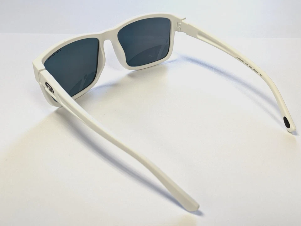 Gafas de sol Tifosi Optics Hagen XL blanco mate, con lentes espejadas rojas humo, #289 Foto 2 de 4