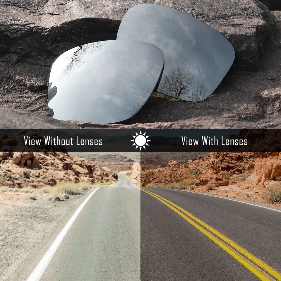 Lentes de repuesto polarizadas antiarañazos para Oakley Gascan OO9014 opciones Foto 4 de 4