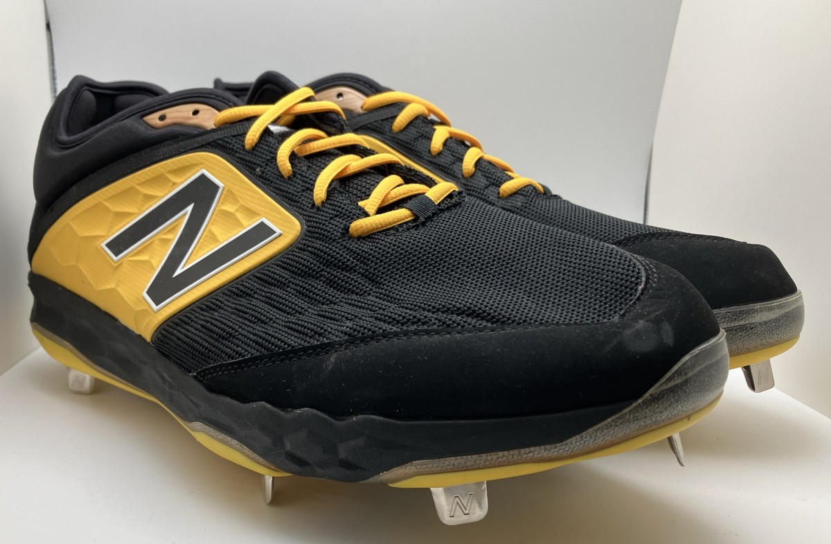 Black And Gold New Balance Baseball Cleats New Balance Men's Black - Main Image
