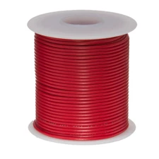 20 AWG Gauge Stranded Hook Up Wire Red 100 ft 0.0320" 600 Volts