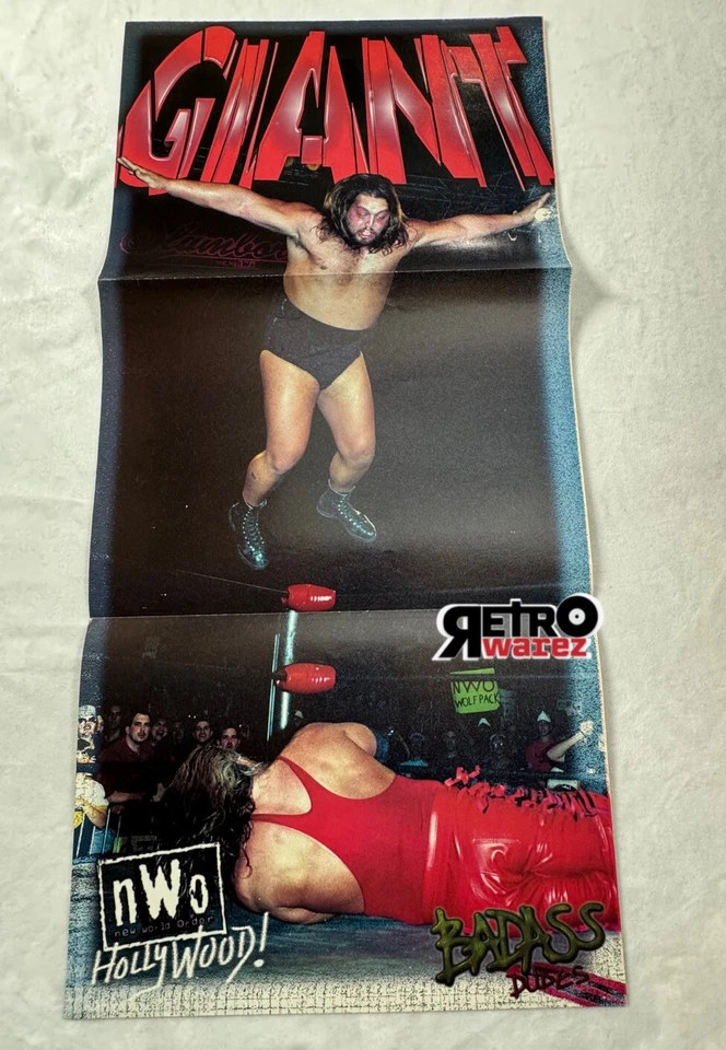 "Póster de The Undertaker Badass Dudes 10,75 x 23,5"" DS Gaint WCW NUEVO WWF WWE" Foto 2 de 2