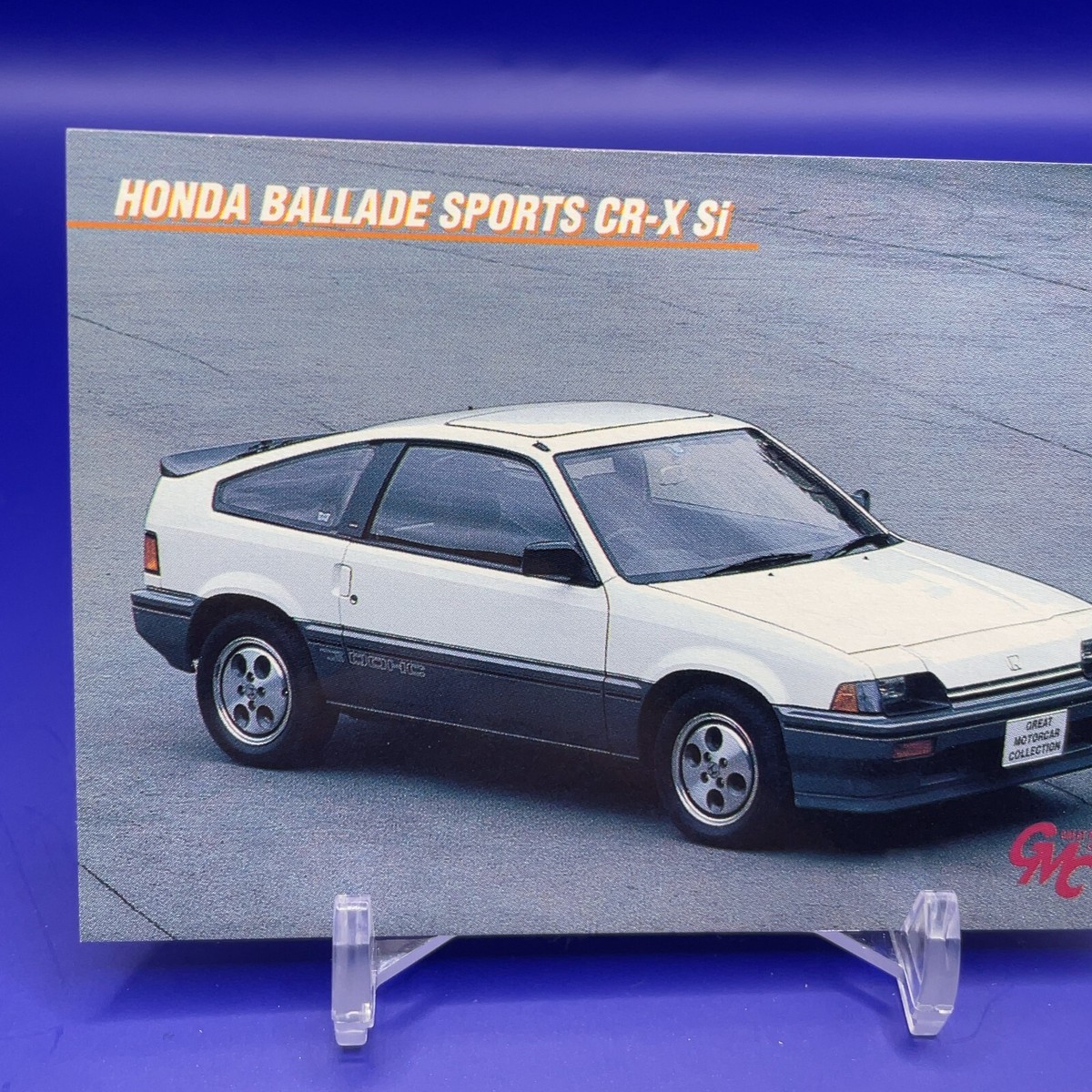 Honda Ballade Sports CR-X No.044 Motor classic Car Card EPOCH Made