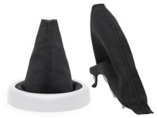 ROSSO PUNTO PERFORATA Ghetta Del Cambio IN Pelle Per BMW 4 F32 F33 F36 13-18 EUR 37,54 - PicClick IT - Foto 3