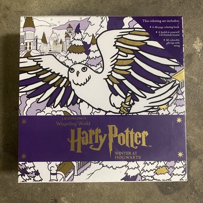 Harry Potter Winter at Hogwarts A Magical Coloring Set Gift Box New | eBay