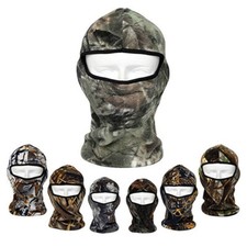 Camouflage Winter Fleece Thermal Balaclava Tactical Full Face Mask for Men Women