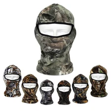 Camouflage Winter Fleece Thermal Balaclava Tactical Full Face Mask for Men Women