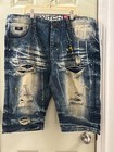 Switch distressed jean shorts- size 38