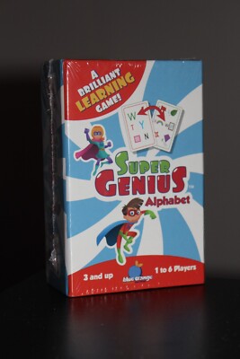 Addition Set New Kids Learning Childrens Card Game Edu Blue Orange Super Genius