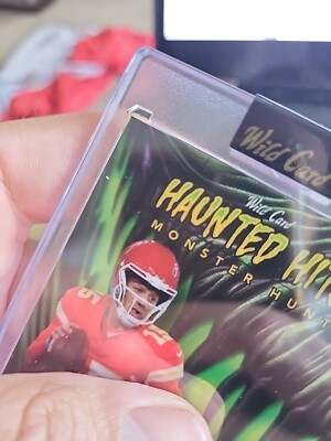 レア　DOWRY POLE PATRICK HUNT 2024 Wild Card Haunted Hits Patrick Mahomes Encased #'d /3 KC