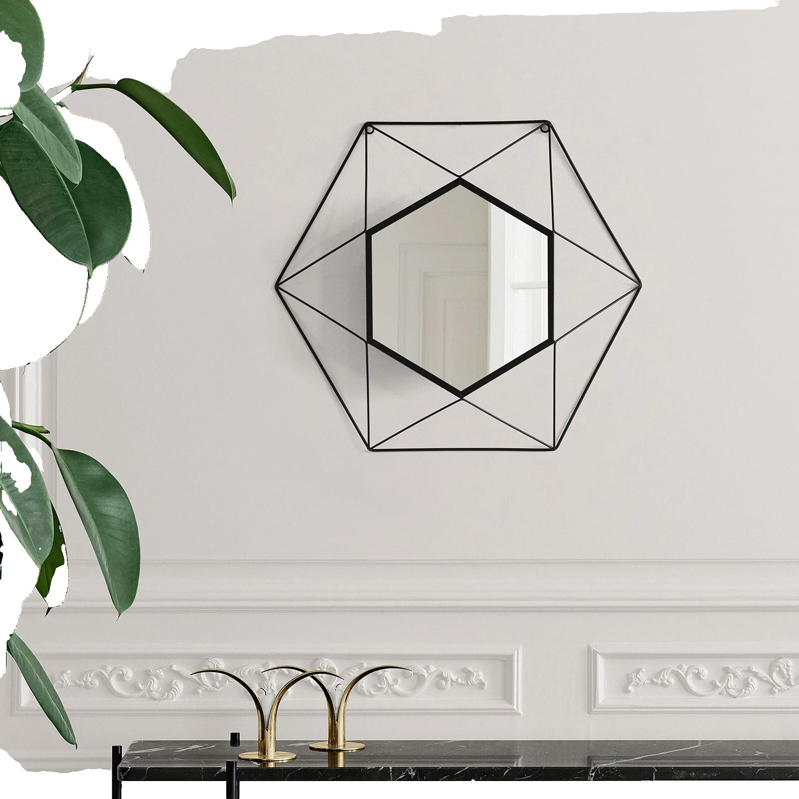 Estrella de metal Espejos Decoración para el hogar moderno