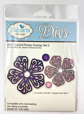 Elizabeth Craft Designs Die - CRYSTAL FLOWER OVERLAY SET 2 - 923