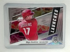 Rhys Hoskins 2021 Mosaic Baseball - Launched #L5  - Philadelphia Phillies