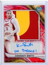 2024-25 Bowman Best University KENNEDY SMITH Red PATCH AUTO Autograph RC RC 4/10