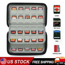 80 Game Card Holder Storage Cloth Case SD Cards Cartridge for Nintendo Switch