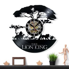 The Lion King Vinyl Record Wall Clock Gift Surprise Ideas Friends Birthdays Art