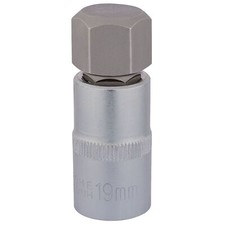 Image of Draper 1/2" Square Drive Hexagonal Socket Bits - 19mm - 16305