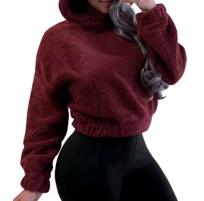 Sudadera con Capucha Bear Ears para Mujer - Moda de Invierno Orejas de Oso Linda Sudadera con Capucha Foto 2 de 4