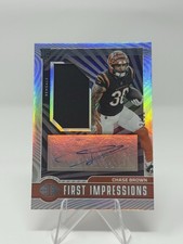 2023 Panini Illusions First Impressions Auto /99  Chase Brown #105 Bengals