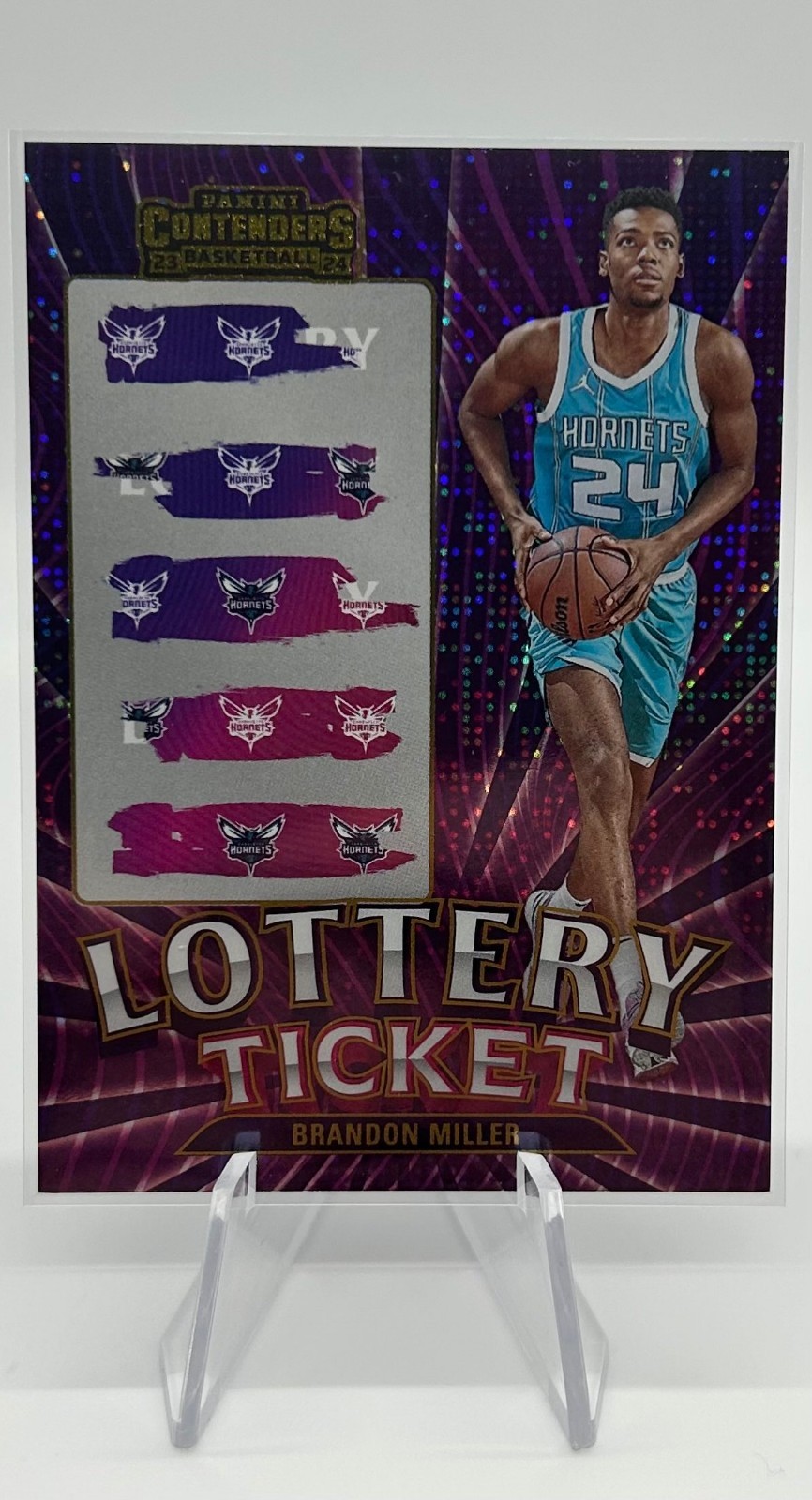 2023-24 Panini Contenders - Lottery Ticket Brandon Miller #2 (RC)