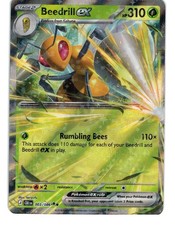 Beedrill ex 003/086 Double Rare Chaos Rising Pokemon Holo Near Mint
