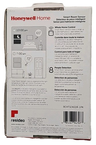 Honeywell Home Smart Room Sensor RCHTSENSOR NEW - Picture 4 of 7