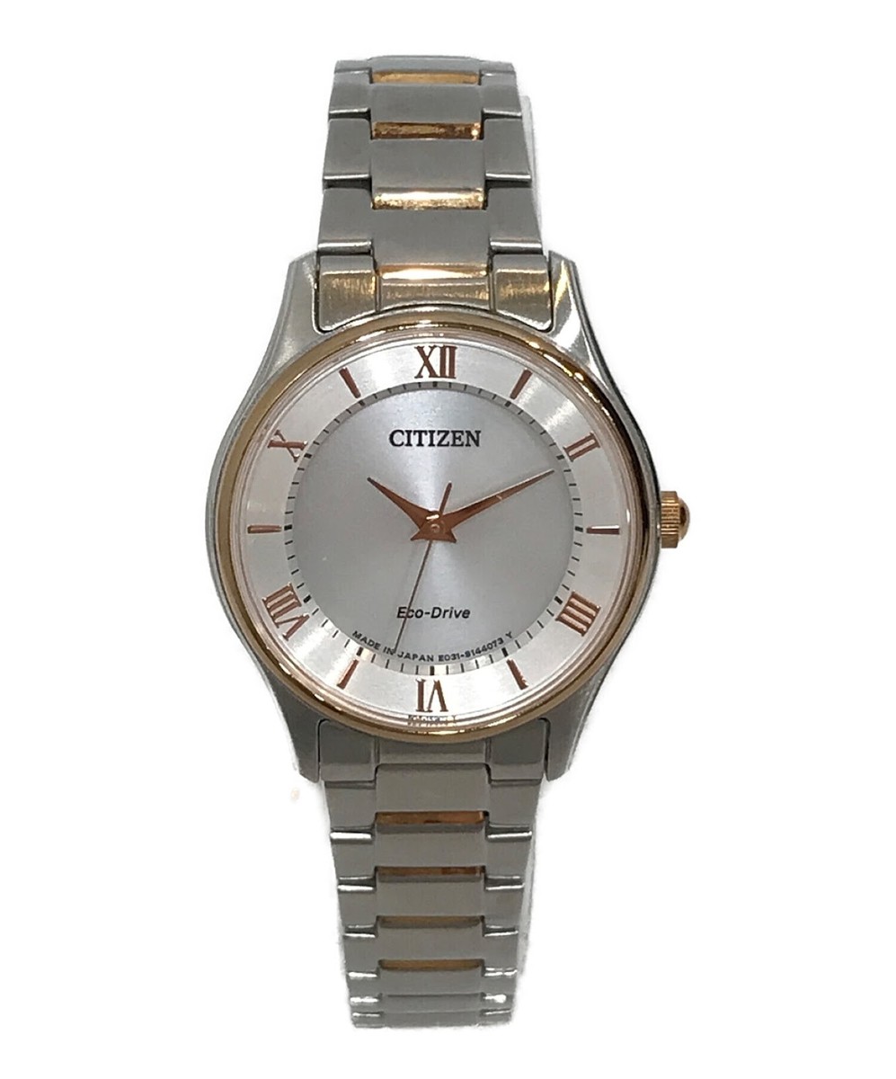 美品✨CITIZEN エコドライブ　レディースEM0404-51A CITIZEN Collection Eco-Drive EM0404-51A Ladies Watch Analog