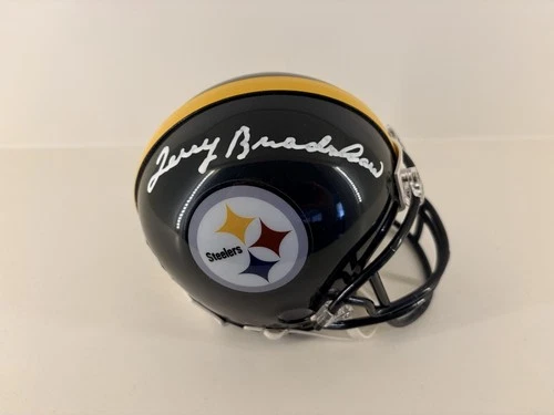 TERRY BRADSHAW SIGNED MINI HELMET | Beckett COA | Pittsburgh Steelers