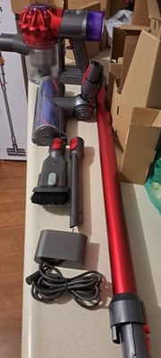 Dyson V8 Motorhead Origin Cordless Vacuum Red - Accessories with Two NEW filters